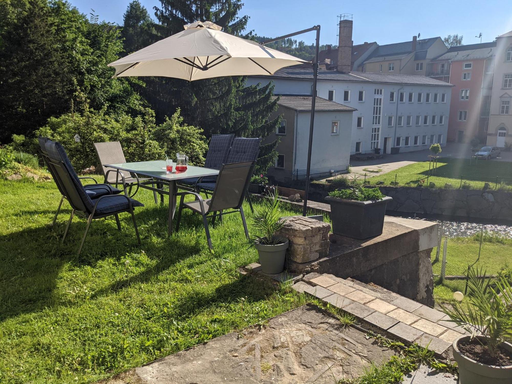 F2 - Urlaubsmagie Sauna, Whirlpool, Pool & Garten Зебніц Екстер'єр фото