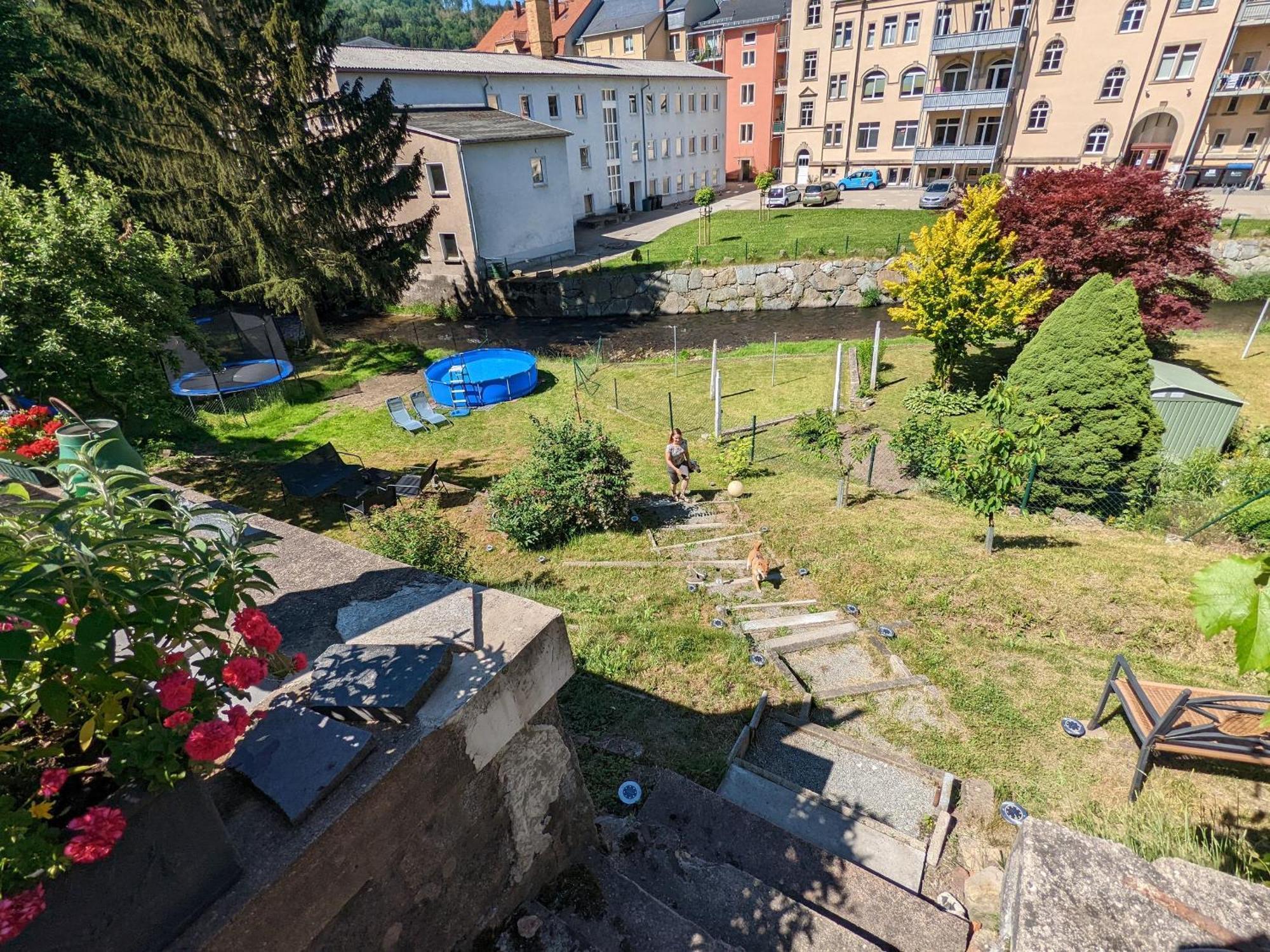 F2 - Urlaubsmagie Sauna, Whirlpool, Pool & Garten Зебніц Екстер'єр фото